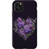 Hummingbird Apparel For Kids and Adults Custodia per iPhone 11 Pro Max Giardino botanico floreale di ortensia lilla colibrì
