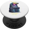 A Look into the Future Designs Uno sguardo al futuro della slot machine Cyber Sci-fi Design PopSockets PopGrip Adesivo