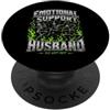 Emotional Support Husband Please Do Not Bootleg Meme Supporto emotivo Marito non animale domestico divertente PopSockets PopGrip Adesivo