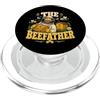 Funny Beekeeping Designs Beefather Apiary Worker Divertente Apiary Worker PopSockets PopGrip per MagSafe