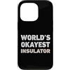 Funny Insulator outfits Custodia per iPhone 13 Pro Isolante divertente isolante più buono del mondo