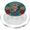Folk Art Patterns Carino Koala Floreale Motivi Folk Ornamentali Boho PopSockets PopGrip per MagSafe