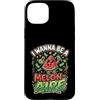 Cute Fruit Cartoon Joke for Food Lovers Custodia per iPhone 15 Plus Divertente cibo gioco di parole anguria melonaire amante dei soldi