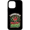 Cute Fruit Cartoon Joke for Food Lovers Custodia per iPhone 13 Pro Max Divertente cibo gioco di parole anguria melonaire amante dei soldi