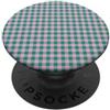 Preposh Verde Rosa Mini Gingham Carino Piccolo Check Cottagecore Preppy PopSockets PopGrip Adesivo