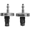 SPORTARC Cerniere in acciaio inox danneggiate o vecchie cerniere per copriwater (45 mm)