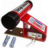 PJB Sicurezza della porta del garage con il garage Defender & lucchetto venduto sicuro proteggere i tuoi beni finitura verniciata a polvere rossa..