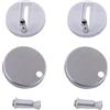 SPORTARC Cerniere in acciaio inox danneggiate o vecchie cerniere per copriwater (55 mm)