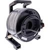 InLine Avvolgicavo di rete per esterni, Cat.6A, 50 m, cavo S/FTP PUR, RJ45, IP67, compatibile con PoE++, resistente ai raggi UV, resistente all'abrasione, 78593A