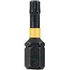 DeWalt DT7381T-QZ Inserti per Avvitatore a Impulsi Impact Torsion Extreme, Attacco 1/4, T20 x 25 mm, 5 Pezzi, nero