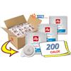Illy 200 Cialde → ILLY Caffè in Carta Filtro ESE 44 - Caffe Gusto DEKA, DECAFFEINATO