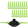 Greenworks Set di lame di ricambio per tagliaerba, Testa tagliaerba con lame doppie + 20 lame per potatura siepi, ST24B07-01 & ST24L02-01 & ST40B07-01 & G48GTE30II & GD48GTE33II