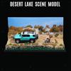 Modello di scena del deserto 1/64 con simulazione di copertura acrilica per