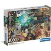 Clementoni - Puzzle 1000 Pezzi per Adulti e Ragazzi, Illustrazione con Tema Fantasy Maleficium, Idea Regalo, Compact Box, Made in Italy, 70x50 cm, Poster Incluso, 37110