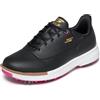 Skechers Scarpe da Golf Impermeabili Jasmine da Donna, Nero e Rosa., 38 EU
