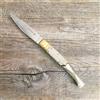 PATTADA COLTELLO 24 CM SARDO SARDEGNA Pattadesa Pattada MANICO CORNO BUE lama 11 cm