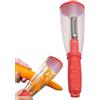Hitburu Pelapatate Multifunzionale in Acciaio Inossidabile,Pelapatate con Contenitore - Gadget da Cucina con sbucciatura Rapida con Impugnatura ergonomica per Frutta e Verdura