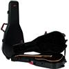 Gator Cases - Custodia Chitarra Acustica Rigida con Manico e Tracolla Removibile, Astuccio Chitarra con Rivestimento Interno in Velluto e Comodo Vano Accessori, Dimensioni Interne 105,4 x 41,9 x 12,1