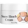 higyee Crema schiarente per pelle scura, crema correttiva illuminante per pelle scura, 50 g, strumento per la cura del corpo leggero per gomiti, ascelle, collo, schiena, gambe e