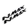 CJELPQ Adesivo Per Serbatoio, Ruota, Emblema 3D Per Moto Per Yamaha N-MAX NMAX155 NMAX125 NMAX150 NMAX 155 125 150