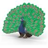 schleich FARM WORLD | Pavone 14926 | figura animali della fattoria schleich | giocattolo robusto per giocare e collezionare | regalo per ragazzi e ragazze | figura dai 3 anni | 11 x 8 x 4 cm