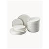 Rosenthal Servizio di piatti in Fine Bone China Jade Lift, 6 persone (18 pz) - Bianco