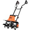 VEVOR Motozappa Elettrica per Orto con Cavo Larghezza di Lavoro 45 cm Profondità 22 cm, Zappatrice a Motore 1500 W per Terreno Campo Prato Cortile Orto Coltivazione con Manubrio Pieghevole da Giardino