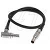 HangTon Connect HangTon, cavo di alimentazione 0B da 2 pin ad angolo retto a 2 pin dritto per fotocamera Alexa, Teradek Bolt Bond, Transvideo SmallHD 703 Monitor, Z CAM E2 F6 S6 fotocamera EVF 45 cm