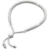 SilberDream Bracciale da donna in argento 925, con catena a maglia barbazzale, 24 cm, SDA7003J
