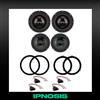 IPNOSIS Kit 4 Woofer IPNOSIS per Audi A4 B8 dal 2009 in poi + 2 Supp Ant+Post + 4 Con