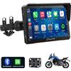 Carpuride W702 Pro Moto Carplay Schermo con Interfono Funzione Senza Fili