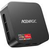 ACEMAGIC Kron Mini K1 Mini PC AMD Ryzen 5 7430U (6C/12T Fino a 4.3 GHz) Mini