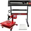 MONSTERSHOP Pressa a Caldo per Magliette Swing 38cm Sublimazione & Plotter da Taglio Vinile
