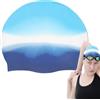 Generico Cuffia Da Nuoto Donna | Sportivi In Silicone Grandi Antiscivolo | Cappelli Protettivi Capelli Spiaggia E Piscina - Per Capelli Lunghi Corti Dreadlock Ricci Outdoor Giardino Spiaggia Piscina Fiume