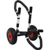 vidaXL Carrello SUP per Tavola da Surf Pieghevole 45 kg in Alluminio carrello per kayak pieghevole carrello per tavola da sup carrello per tavola da paddle