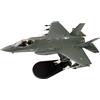 Modello di caccia F-35A in scala 1/72 con supporto espositivo per libreria