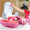 Finta kit per trucco specchio set di giocattoli per trucco in legno per