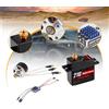 Motore con Set ESC Sostituisce 1/12 con Accessori Servi per MN82 MN99S