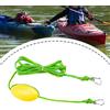 Imbracatura galleggiante per corda di traino per kayak con clip, resistente per