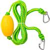 Imbracatura galleggiante per corda di traino per kayak con clip, resistente per
