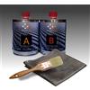 Resin Pro - Kit Riparazione Resina + Tessuto in Fibra di Carbonio 20x20 - Veloce