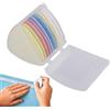 Derwrtup 10 Pezzi Gesso da Sarto per Cucire - Matita di Gesso per Sartis a Triangolo - Matita per Tracciare Triangolo per Cucire Tessuto con Scatola - Nozioni di Cucito e | per marcare Il Tessuto