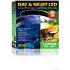 Exo Terra - Lampada LED da giorno e notte, grande, 22 LED bianco/2 blu, misura L