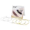 Generic Set completo di corde di ricambio per chitarra folk acustica, 6 pezzi (0,009-0,045), anima in acciaio e lega di rame, con estremità sferica, tensione media