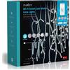 Nedis SmartLife - LED decorativo - Ghiacciolo - Bianco freddo - 240 LED - Interni ed esterni - 7 Pattern di movimento - 5 m - Android/IOS