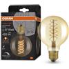 OSRAM Lampada LED Vintage 1906 Vetro Dorato, 4,8W, 420Lm, Forma Globo Con Diamet