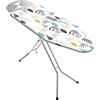 FRAMAR STIRA LUX - Asse da stiro 38 x 113 con portaferro, chiusura di sicurezza e piedini antiscivolo