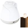 Nybhyjka Luce notturna a forma di rosa, lampada da tavolo a LED, dimmerabile, ricaricabile, a forma di, luce notturna a LED floreale, ad alta efficienza energetica, lampada da comodino per