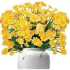 Generic Margherite artificiali, fiori finti | Arbusti realistici resistenti ai raggi UV, decorazione per interni ed esterni, giardino, portico, finestra
