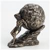 Veronese Design Sisifo che rotola il masso, statuetta da collezione in resina bronzata in resina bronzata, 10,9 cm, alta 10,9 cm
